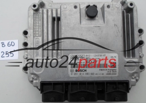 KOMPUTER STEROWNIK SILNIKA FORD FIESTA 1.6 TDCI BOSCH 0 281 014 803, 0281014803, 8V21-12A650-KF, 8V2112A650KF 