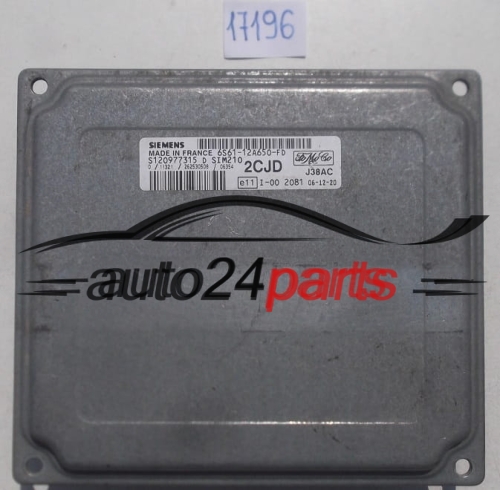 ECU CENTRALITA DE MOTOR FORD FIESTA SIEMENS S120977315 D, S120977315D, FoMoCo 6S61-12A650-FD, 6S6112A650FD, 2CJD