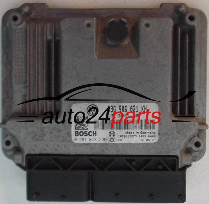ECU CENTRALITA DE MOTOR VW VOLKSWAGEN GOLF 1.9 TDI 03G906021KH, BOSCH 0281013226