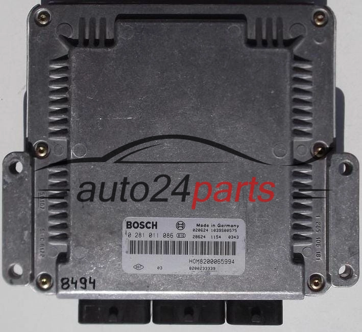 ΜΟΝΑΔΑ ΕΛΕΓΧΟΥ ΚΙΝΗΤΗΡΑ VOLVO S40 1.9 DID BOSCH 0 281 011 086