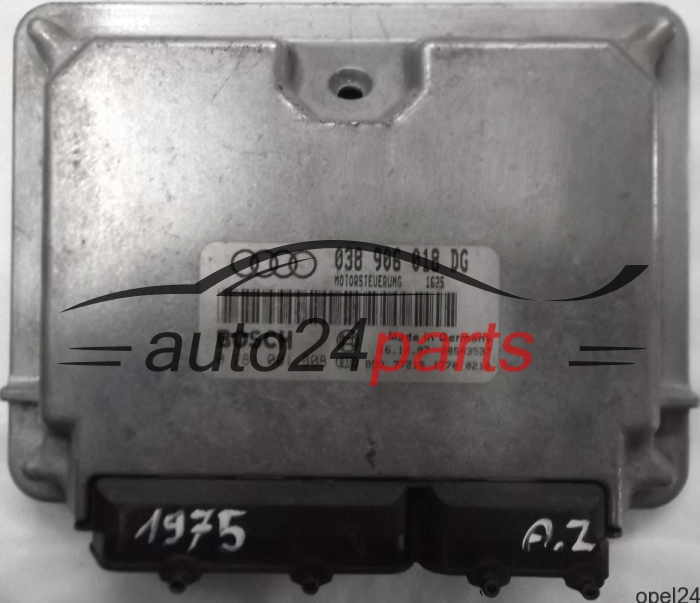MOTORSTEUERGERÄT ECU STEUERGERÄT AUDI A6 1.9 TDI 038906018DG, 038 906 018 DG, BOSCH 0 281 001 808, 0281001808, MOTORSTEUERUNG 1625, 28SA3537 