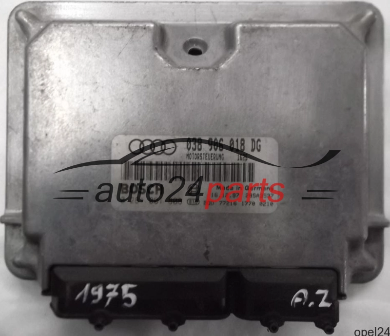 MOTORSTEUERGERÄT ECU STEUERGERÄT AUDI A6 1.9 TDI 038906018DG, 038 906 018 DG, BOSCH 0 281 001 808, 0281001808, MOTORSTEUERUNG 1625, 28SA3537 