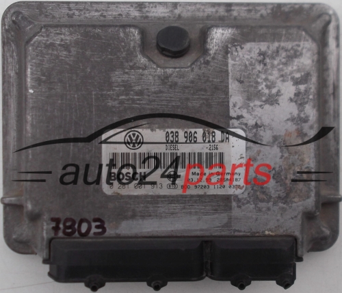 ΜΟΝΑΔΑ ΕΛΕΓΧΟΥ ΚΙΝΗΤΗΡΑ VW VOLKSWAGEN GOLF, POLO 1.9 TDI, BOSCH 0 281 001 913, BOSCH 0281001913, 038 906 018 DA, 038906018DA