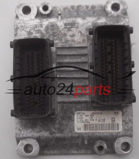 ECU CENTRALITA DE MOTOR FIAT BRAVO 1.2 16V BOSCH 0261206983, 0 261 206 983, 00468019900, 0 046 801 990 0, 4680199, ME73H4F004, 26SA7143