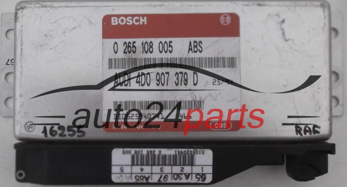 Mονάδα ελέγχου αβς AUDI A4 A6 BOSCH 0 265 108 005, 0265108005, 4D0 907 379 D, 4D0907379D