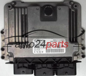 ECU ENGINE CONTROLLER  CITROEN PEUGEOT 1.6 HDI BOSCH 0 281 015 847, 0281015847, 96 742 451 80, 9674245180, 9666729580, EDC17C10 