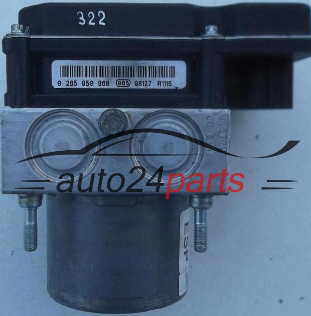 ABS POMPA I STEROWNIK FIAT 500 BOSCH 0 265 230 283,  518 212 73