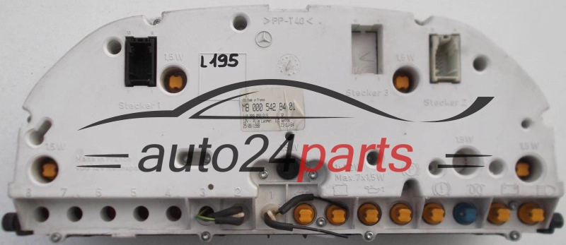 QUADRO STRUMENTI CRUSCOTTO CONTACHILOMETRI MERCEDES MB 000 542 84 01, MB0005428401, 110 008 850/019, 110008850019