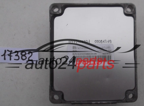 Μονάδα Ελέγχου Κινητήρα OPEL ASTRA G CORSA C COMBO MERIVA 1.7 ISUZU 8972406221, DELPHI DELCO 09391269