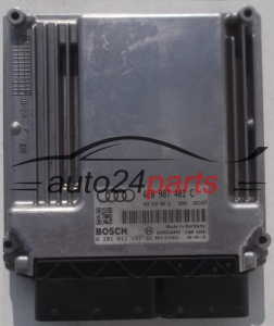 ECU ENGINE CONTROLLER AUDI A8 3.0 TDI BOSCH 0281012192, 0 281 012 192, 4E0907401C, 4E0 907 401 C, 4E0910401Q, 4E0 910 401 Q 