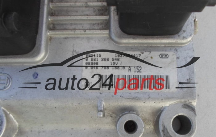 CALCULATEUR MOTEUR FIAT PUNTO 1.2 BOSCH 0 261 206 546, 0261206546, 0 046 758 158 0