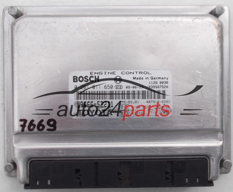 ΜΟΝΑΔΑ ΕΛΕΓΧΟΥ ΚΙΝΗΤΗΡΑ TOYOTA YARIS VERSO 1.4, BOSCH 0 281 011 650