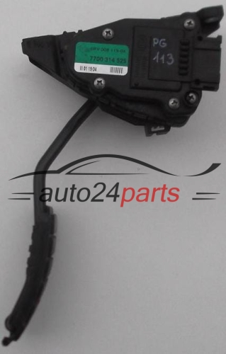 POTENTIOMETRE DE PEDALE DE GAZ D'ACCELERATEUR OPEL MOVANO RENAULT MASTER 2.5 DCI 7700 314 525, 7700314525 