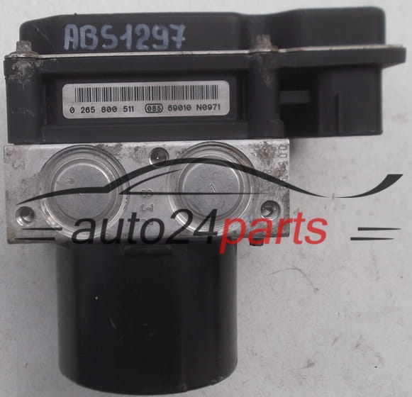 POMPE HYDRAULIQUE ET CALCULATEUR dABS VOLKSWAGEN SEAT SKODA BOSCH 0 265 231 712, 0265231712, 6Q0 614 117 S, 6Q0614117S, 0 265 800 511, 0265800511, 6Q0 907 379 AF
