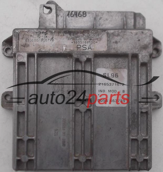 CENTRALINA DO MOTORE CITROEN PEUGEOT 1.4 SAGEM 21653716-2, 216537162, 9635169580