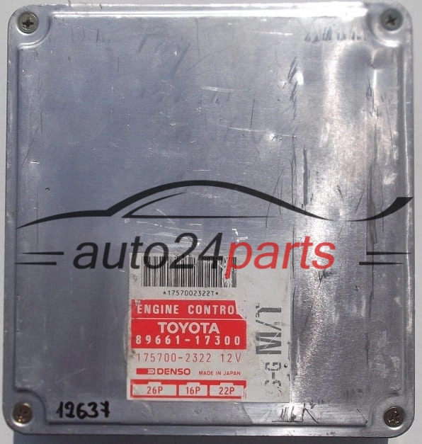 KOMPUTER STEROWNIK SILNIKA TOYOTA MR2 89661-17300