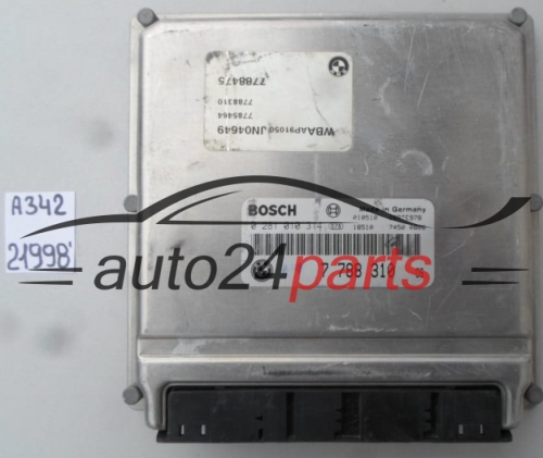 KOMPUTER STEROWNIK SILNIKA BMW BOSCH 0 281 010 314, 0281010314, 7 788 310, 7788310 