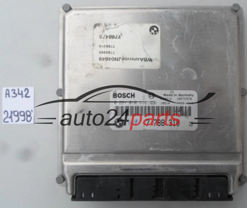 KOMPUTER STEROWNIK SILNIKA BMW BOSCH 0 281 010 314, 0281010314, 7 788 310, 7788310 