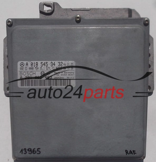 CENTRALINA DO MOTORE MERCEDES W202 C250 2.5 TDI BOSCH 0281001463 A0185453432