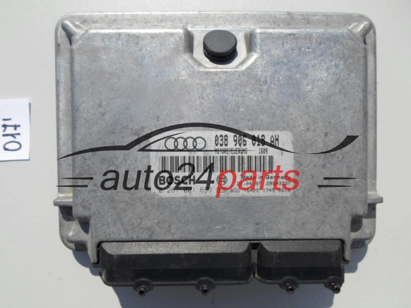 KOMPUTER STEROWNIK SILNIKA AUDI A3 1.9 TDI BOSCH 0 281 001 693, 0281001693, 038 906 018 AH, 038906018AH -