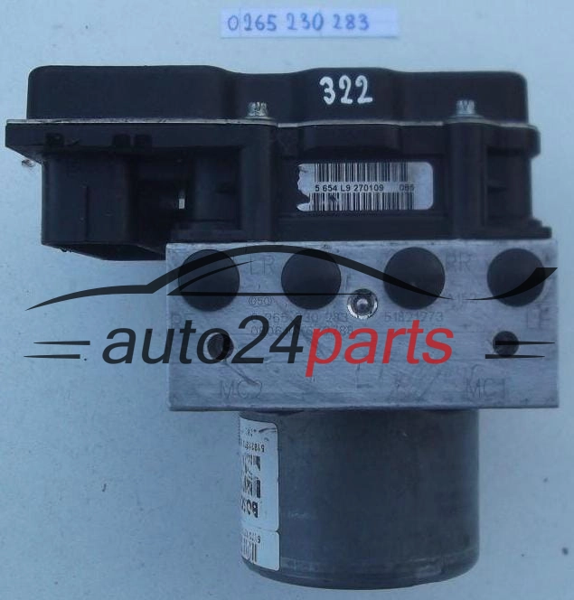 ABS POMPA I STEROWNIK FIAT 500 BOSCH 0 265 230 283,  518 212 73