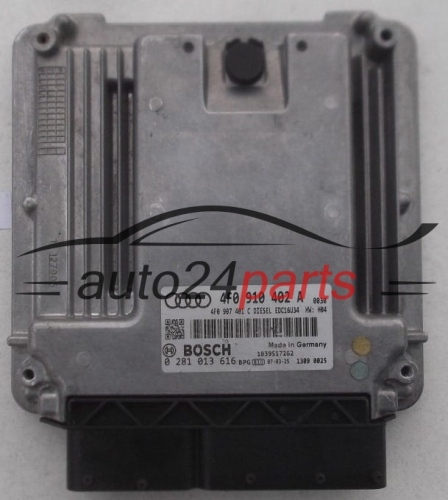 CALCULATEUR MOTEUR AUDI A6 3.0 TDI BOSCH 0 281 013 616