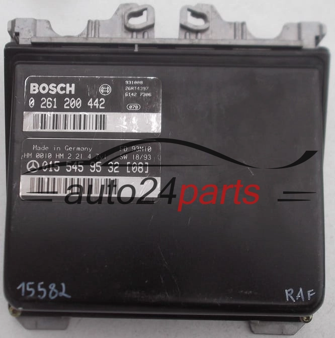 MOTORSTEUERGERÄT ECU STEUERGERAT MERCEDES BOSCH 0 261 200 442, 0261200442, 015 545 95 32, 0155459532
