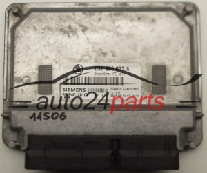 KOMPUTER STEROWNIK SILNIKA SKODA FABIA 1.2 AZQ 03E906033A, 03E 906 033 A, SIEMENS 5WP40120 07, BENZIN SIMOS 3PE 4672 - 11506