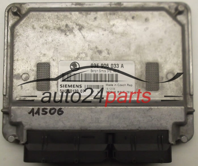 KOMPUTER STEROWNIK SILNIKA SKODA FABIA 1.2 AZQ 