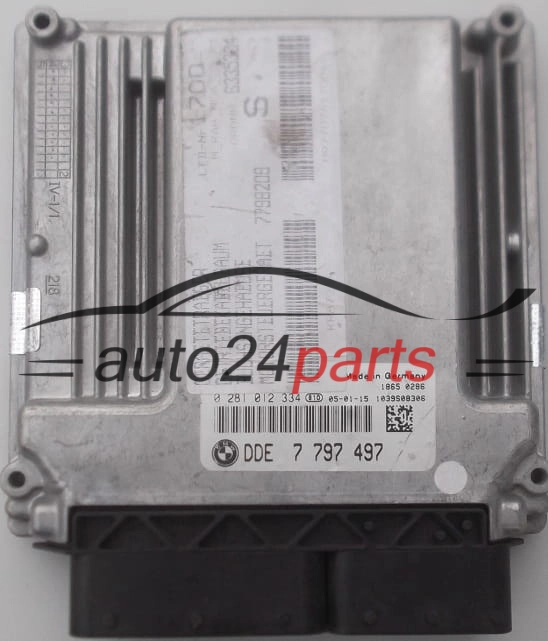 ECU CENTRALITA DE MOTOR BMW SERII 1 E87 120 2.0 DIESEL BOSCH 0281012334, 0 281 012 334, DDE 7797497, 7 797 497, 1039S08306