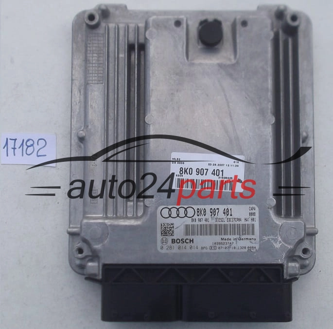 ECU CENTRALITA DE MOTOR AUDI A4 A5 3.0 TDI BOSCH 0 281 014 014, 0281014014, 8K0 907 401, 8K0907401