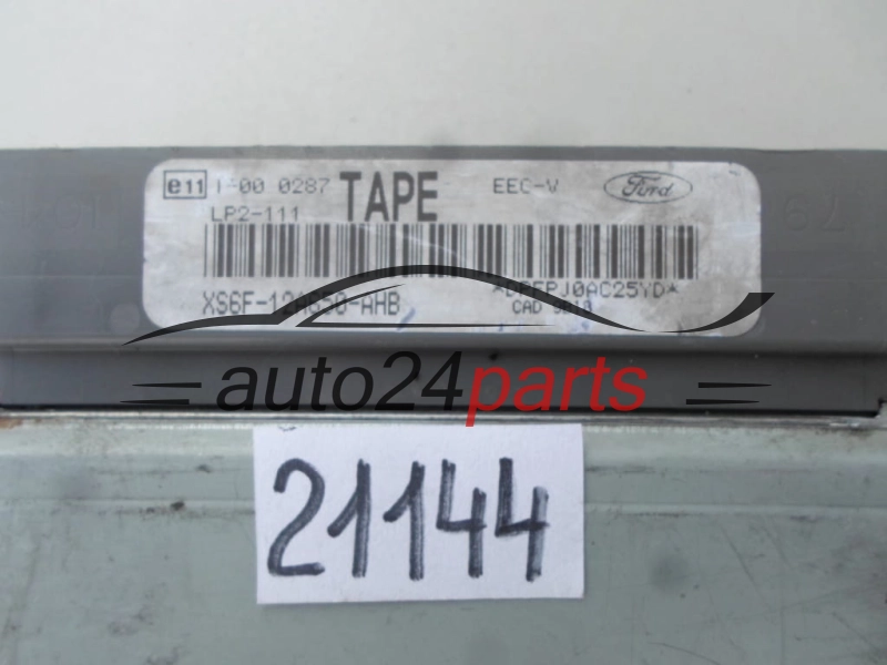 KOMPUTER STEROWNIK SILNIKA FORD XS6F-12A650-AHB, XS6F12A650AHB, TAPE