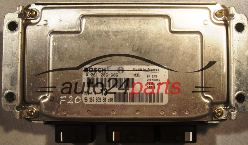 Μονάδα Ελέγχου Κινητήρα CITROEN XSARA PICASSO 1.6 BOSCH 0 261 206 606, 0261206606, 96 387 659 80id10, 9638765980, ME7.4.4 13 