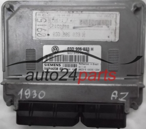 ECU CENTRALITA DE MOTOR VW VOLKSWAGEN FOX 1.2 BMD 03D906033H, 03D 906 033 H, SIEMENS 5WP44238 02 , BENZIN SIMOS 3PG 7000 