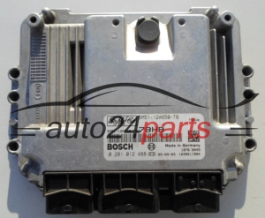 ECU CENTRALITA DE MOTOR FORD FOCUS C- MAX 1.6 TDCI BOSCH 0 281 012 488, 0281012488, FoMoCo 5M51-12A650-TB, 5M5112A650TB, 7BHB 