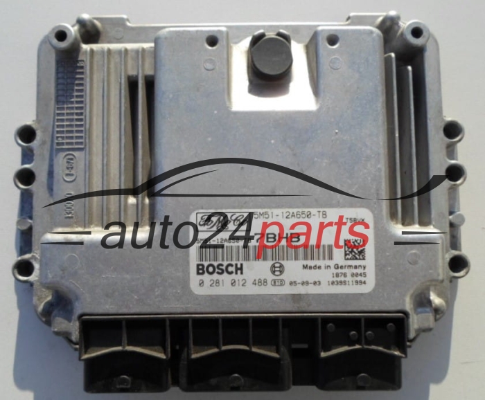 ECU CENTRALITA DE MOTOR  FORD FOCUS C- MAX 1.6 TDCI BOSCH 0 281 012 488,  FoMoCo 5M51-12A650-TB