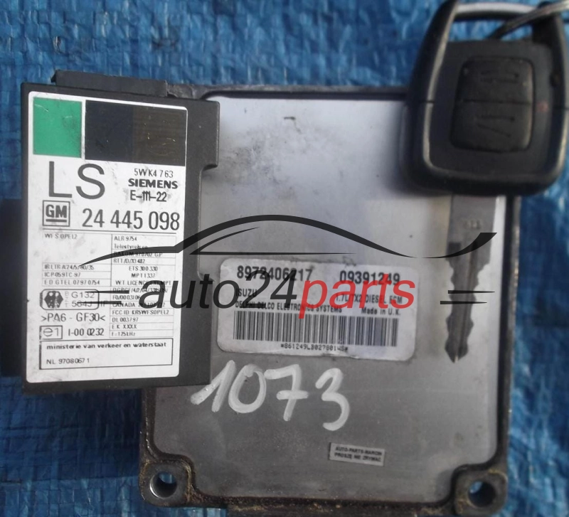Μονάδα Ελέγχου Κινητήρα OPEL ASTRA 1.7 DTI DELPHI DELCO 09391249, ISUZU 8972406217
