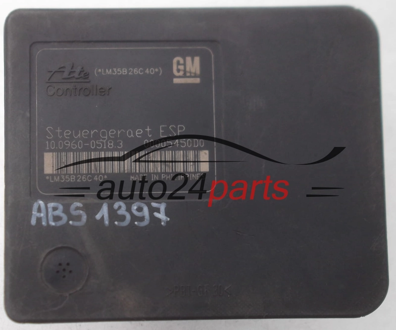 BOMBA HIDRAULICA Y CENTRALITA ABS OPEL ASTRA H ZAFIRA B GM 13 157 578, 13157578,  10.0206-0128.4, 10020601284, 10.0960-0518.3, 10096005183