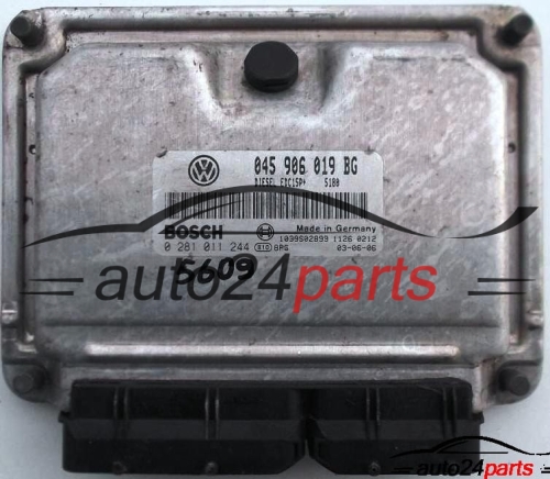 CENTRALINA MOTORE SEAT IBIZA 1.4 TDI AMF 045906019BG, BOSCH 0281011244, 1039S02899