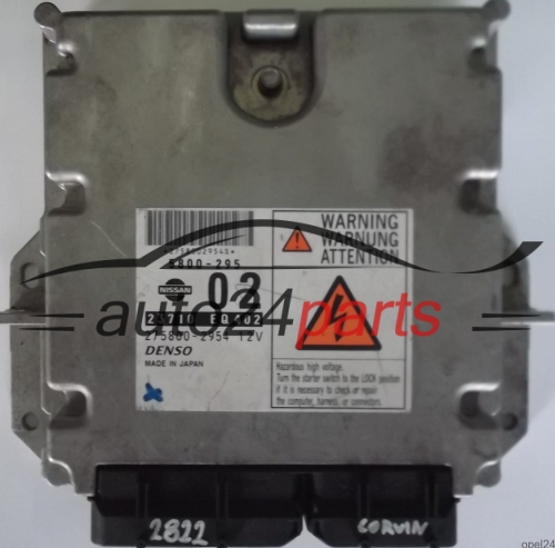 ECU CENTRALITA DE MOTOR NISSAN X-TRAIL 2.2 DCI 23710EQ402, 23710 EQ402, 5800-295 02, 275800-2954 2758002954