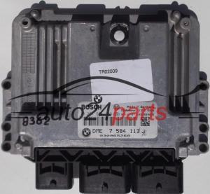 ECU ENGINE CONTROLLER MINI COOPER 1.6, BOSCH 0 261 S04 163, BOSCH 0261S04163, DME 7 584 113, DME7584113, 030065268