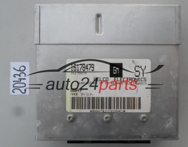 KOMPUTER STEROWNIK SILNIKA OPEL CORSA DELCO 16178479 SY, 16178479SY, BBHY -