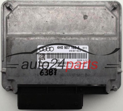 ECU ENGINE CONTROLLER AUDI A4 3.0 TDI 4H0 907 163 A, 4H0907163A, 5WK11732
