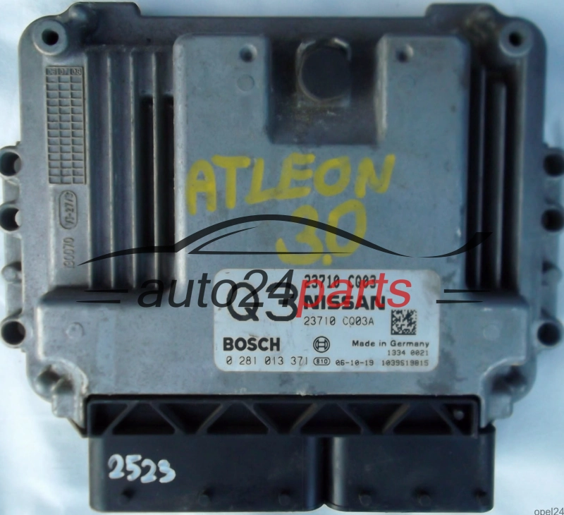 ECU CENTRALITA DE MOTOR NISSAN ATLEON 3.0 DCI BOSCH 0281013371