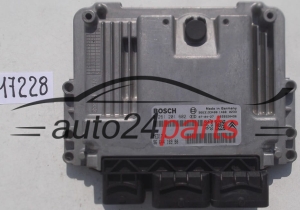 CENTRALINA DO MOTORE PEUGEOT 207 1.6 BOSCH 0 261 201 602, 0261201602, 96 644 169 80, 9664416980, 9663193480, MED17.4 