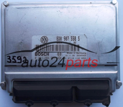 ΜΟΝΑΔΑ ΕΛΕΓΧΟΥ ΚΙΝΗΤΗΡΑ VW VOLKSWAGEN PASSAT 1.8 8D0907558S, 8D0 907 558 S, BOSCH 0261204956, 0 261 204 956 BENZIN D02 26SA5429