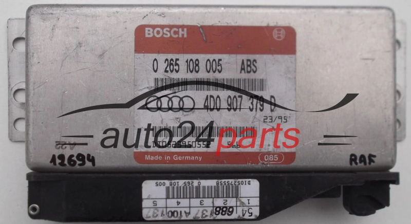 4D0907379D, 4D0 907 379 D, BOSCH 0265108005, 0 265 108 005