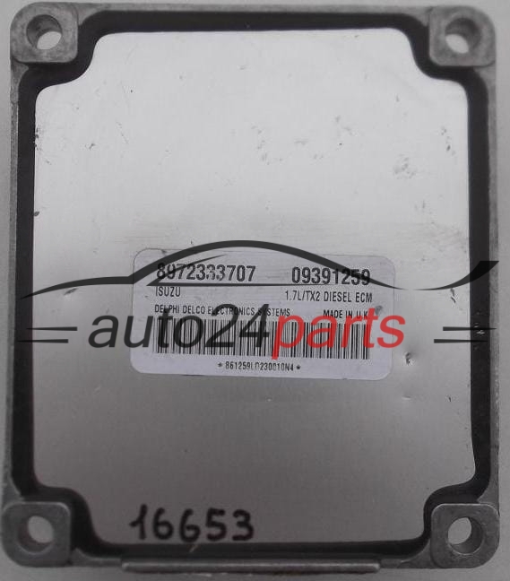 MOTORSTEUERGERÄT ECU STEUERGERAT OPEL CORSA COMBO 1.7 DELPHI DELCO 09391259 ISUZU 8972333707