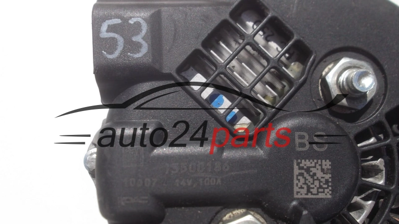 Alternator  OPEL ASTRA J 1.7 CDTI GM  13500186 BS, 100A