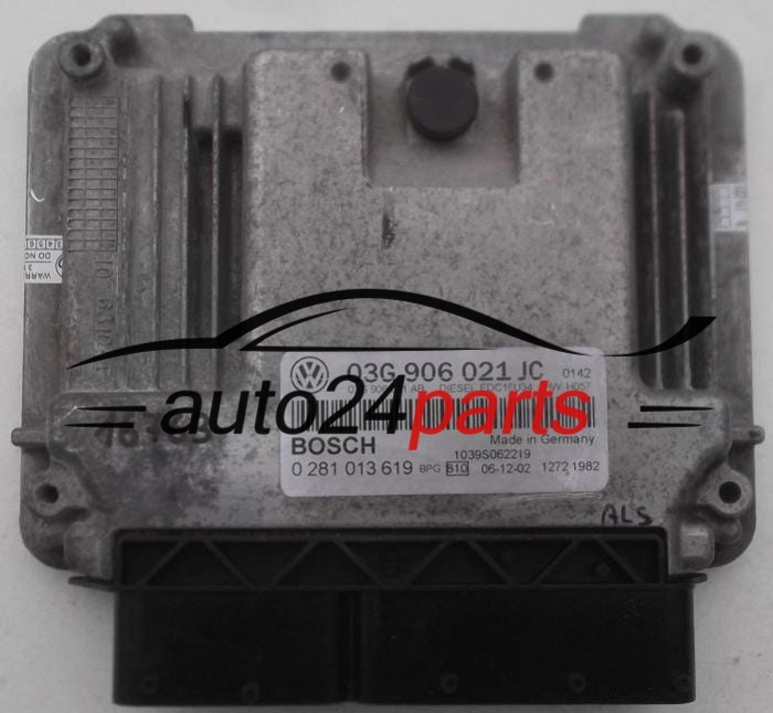 Μονάδα Ελέγχου Κινητήρα VOLKSWAGEN SKODA OCTAVIA 2.0 TDI BOSCH 0 281 013 619